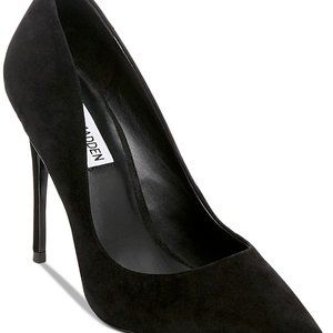Steve Madden Black Suede Pumps